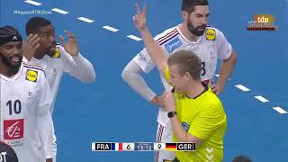 IHF Mens World Handball Ch POLSWE 2023  Quarterfinals France vs Germany [upl. by Aym653]