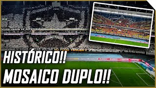 MOSAICO DUPLO da torcida do Botafogo na Libertadores contra Palmeiras IMAGENS DE TODOS OS ÂNGULOS [upl. by Aderf]