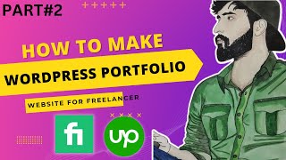 How to make portfolio Website for Freelancers in Wordpress on Elementor Part 2 [upl. by Yager818]