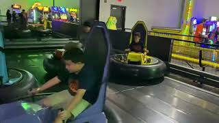 Testing out the bumper cars Mr Gattis shorts youtube bumpercars mrgattis funny viral fyp [upl. by Novia]