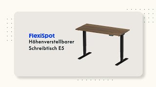 FlexiSpot  Elektrisch Verstellbares Tischgestell E5 [upl. by Horne]