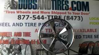 wwwDUBSandTIREScom 22 Inch American Racing Nova Chrome Wheels VN701 Muscle Car Staggered Rims [upl. by William180]