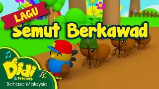 Lagu Kanak Kanak  Semut Berkawad  Didi amp Friends [upl. by Kreindler]