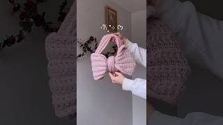 Scarf to bow bag in 5 mins 🎀🧣⋆ ˚୨୧ design biyabimi diy fashion [upl. by Quinn]