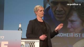 republica 2017 – Elisabeth Wehling Die Macht der Sprachbilder – Politisches Framing [upl. by Liebermann669]