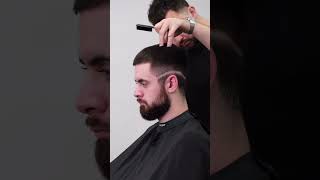 Buzz cut mid face sharp beard – clean and edgy [upl. by Aitra]