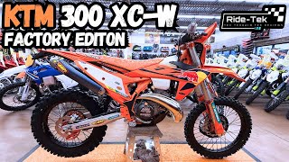 2025 KTM 300 XCW Factory Edition First Look [upl. by Eehc744]