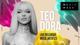 Teodora ft In Vivo  Gledaj mene LIVE I Belgrade Music Week 23 [upl. by Ecnarret]