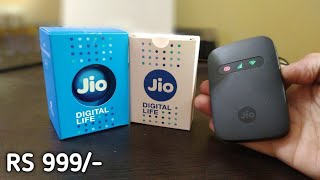 Jio JMR 541 Unboxing amp Review  Best Jiofi 3  Jio Wifi Router [upl. by Kralc]