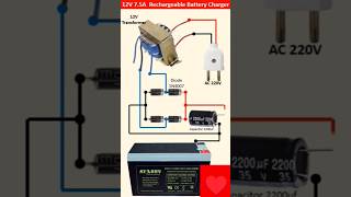 how to 12 volt battery charger how to charge a 12 volt battery12v charger to charge 12v battery [upl. by Kumar]