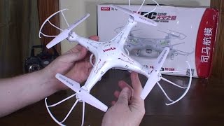 Syma  X5C Explorers  Review and Flight Indoors and Outdoors [upl. by Aratak]