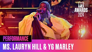 Ms Lauryn Hill amp Son YG Marley Perform quotPraise Jah In The Moonlightquot  BET Awards 24 [upl. by Audre]