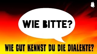 Dialekte in Deutschland Kannst du sie erraten [upl. by Ferreby]