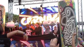 Benny Benassi quotSatisfactionquot RL Grime Remix in Miami 2014 [upl. by Airun380]