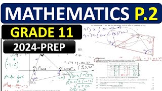 GRADE 11 MATHEMATICS P2 MEMO PREP NOVEMBER EXAM MATHEMATICS GRADE 11 P2 2024 THUNDEREDUC [upl. by Nevyar]