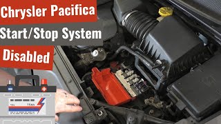 Chrysler Pacifica  Start Stop System Disabled [upl. by Atla830]