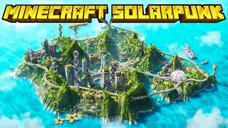 Solarpunk City of the Future in Minecraft [upl. by Paucker]