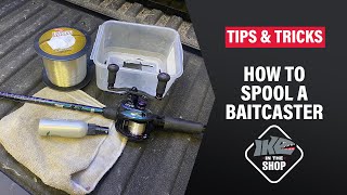 How to Spool a Baitcaster Reel Tips amp Tricks [upl. by Thomson672]