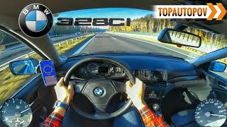 BMW 328Ci E46 Coupe 142kW 62 4K TEST DRIVE – R6 SOUND ACCELERATION BRAKES ENGINE🔸TopAutoPOV [upl. by Onaicilef]