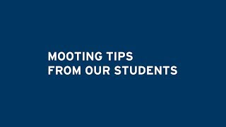 Mooting Tips from our Students [upl. by Jepum962]