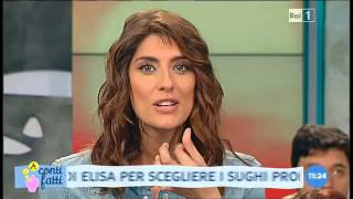 Elisa Isoardi Alcune Foto di quotA Conti Fattiquot Rai 1 [upl. by Taro]