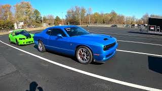 HELLCAT goes 9s with tire tune and pulley [upl. by Idell]