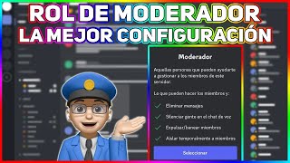 ROL DE MODERADOR 👮 LA MEJOR CONFIGURACIÓN 2023 [upl. by Tiena997]