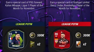 MADFUT 24 93 rated mbappe ligue 1 potm and all 6 other potm’s [upl. by Delaine]