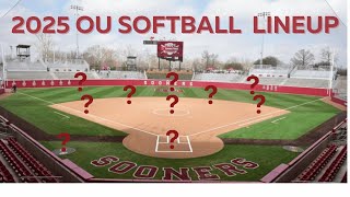 Could This Be the Starting Lineup for OU Softball in 2025 [upl. by Mlehliw]