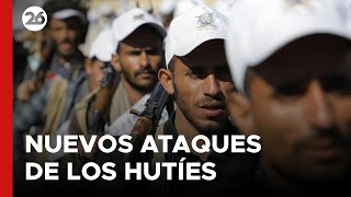 MAR ROJO  Los hutíes de Yemen volvieron a atacar [upl. by Ahcila]