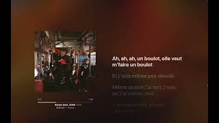 Keblack  Boulot Paroles feat SDM [upl. by Anerac]