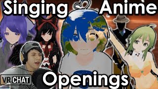 VRCHAT Singing Anime Opening 4 [upl. by Thatcher134]