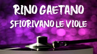 Rino Gaetano  Sfiorivano le viole TestoLyrics [upl. by Maribeth]