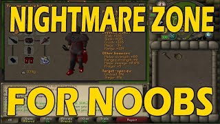 OSRS NIGHTMARE ZONE For Noobs  First Time NMZ Guide [upl. by Aihsele]