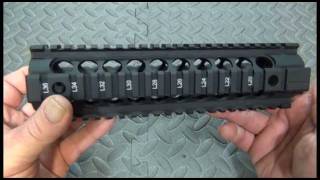 Ohhunt AR15 Slim Mlok Free Float Handguard with CCut Front 40 [upl. by Naz]