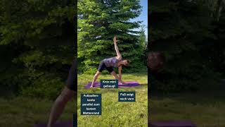 Richtig Trikonasana üben yogaforbeginners [upl. by Winsor]