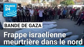 Raids israéliens sur le nord Gaza  plusieurs dizaines de Palestiniens tués à Beit Lahia [upl. by Palecek167]