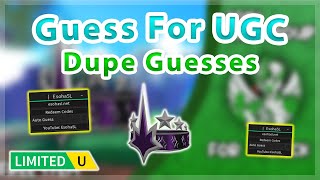 UGC LIMITED GUESS FOR FREE UGC  Auto Guess  Fast UGC Script [upl. by Prescott]