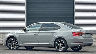 Skoda NEW Superb Sportline 2023 in 4K Meteor Steel Grey 19 inch Vega Walk around amp detail inside [upl. by Atikihc]