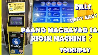 PAANO MAGBAYAD NG WATER BILLS SA TOUCHPAY OR KIOSKTUTORIALREIGMIL VLOG [upl. by Teik451]