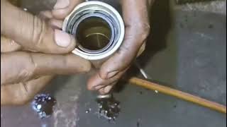 fork Oil seal change [upl. by Wesla]