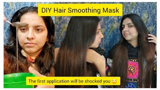 DIY Hair Smoothing MaskThe first application will be shocked You 🙄 must try [upl. by Fridlund]