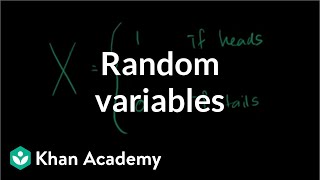 Random variables  Probability and Statistics  Khan Academy [upl. by Nrehtak853]