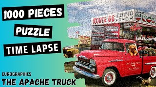 The Apache Truck 1000 Pieces Puzzle  Eurographics  Time Lapse [upl. by Pheni49]