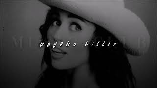 Miley Cyrus Psycho Killer  sped up [upl. by Pietra]