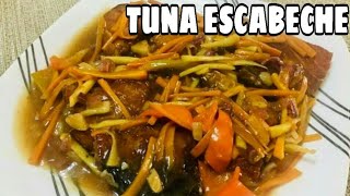 Escabeche tuna fish recipe no ketchupno tomato saucequick and easy [upl. by Sirak749]