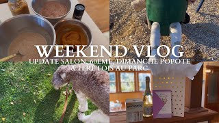 WEEKEND VLOG  update salon 60eme dimanche popote amp 1ere fois au parc  1820 octobre [upl. by Nani790]