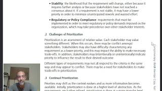 Business Analysis BABOK Guide Chapter 53 Prioritise Requirements [upl. by Jehoash]