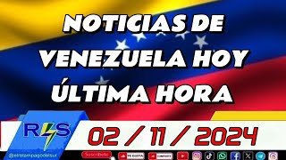 RESUMEN DE NOTICIAS DE HOY 2 DE NOVIEMBRE DEL 2024 ÚLTIMA HORA en vivo [upl. by Llertal]