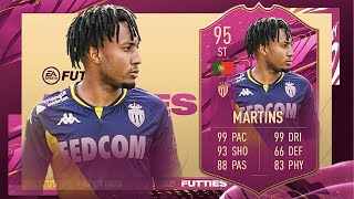 FIFA 21 GELSON MARTINS 95 FUTTIES PLAYER REVIEW I FIFA 21 ULTIMATE TEAM [upl. by Aleak]